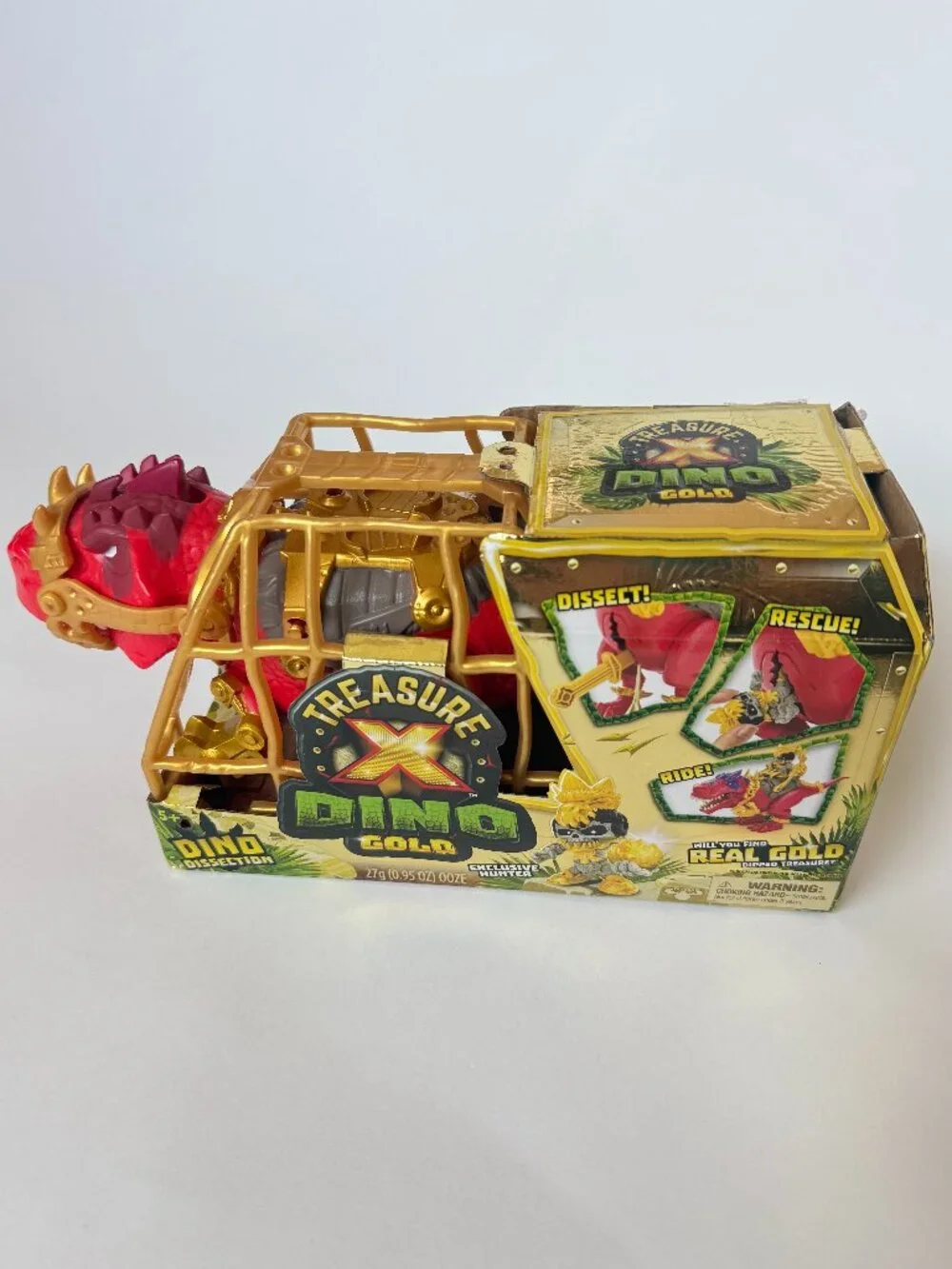 Treasure X Dino Dissection Gold Red NEW in Box Exclusive Hunter Dinosaur Toy Kid